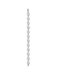 Sterling Silver Ohio State University Block O Bracelet