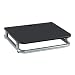 Sanus EFAB-IIS Euro Furniture Silver Base Unit with Audio Shelf Image