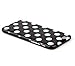 iPhone 6 Case, Black + White Polka Dot TPU Rubber Skin Case Cover for New Apple iPhone 6 4.7 inch With A Free Cleaning Cloth As a Gift