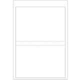 DVD Cover inserts, plain white, 38lb 100 inserts by