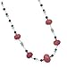 Indian Ruby, Green Onyx, and Amethyst Bead title=