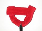 Axe Hugger in Smooth Velvet for Standard Stand with Hugger Strap in Red 