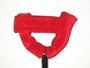 Axe Hugger in Smooth Velvet for Standard Stand with Hugger Strap in Red�
