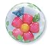 Pink Flowers Bubble Balloon 24" High Quality Qualatex