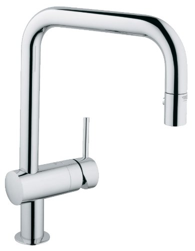 Grohe 32 319 00E Minta WaterCare Dual Spray Pull-Down Kitchen Faucet, StarLight Chrome