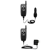 Essential Kit for the LG UX355 - includes Car and Wall Charger with Rapid Charge Technology - Gomadic Brand w/ TipExchange Technology