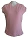Women's Duke Preppy-Tee Pink/White by Antigua