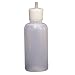 Vestil BTL-RF-4 Low Density Polyethylene (LDPE) Round Squeeze Dispensing Bottle with Natural Flip-Top Cap, 1-13/16" Diameter x 4-13/16" Height, 4 oz Capacity, Clear