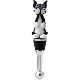Cat Bottle Stopper in Art Glass