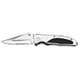 Maxam Liner Lock Knife with Aluminum Handle and Rubber Inlay