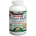 Kirkland Signature Mature Multi Vitamins & Minerals with Lycopene and Lutein 400 Tablets - Compare to Centrum Silver