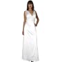 Ivory Stretch Satin Evening Dress by Sean Collection (70064)