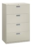 600 Series 36 Wide 4-Drawer Lateral File, Putty - Same Day Shipping (orders by 3 pm), Next Day Delivery (in most cases)