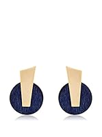 MAIOCCI Pendientes Dorado / Azul