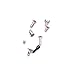 Cosmos Brand New Screw Full Set Kit for Apple iPhone 5C, Silver Color