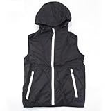 ナイロンフードウインドベスト 