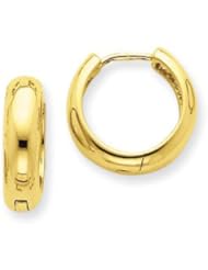 14k Gold Huggie Earrings