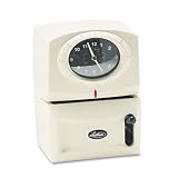 Lathem Time 1221 Manual model heavy-duty time recorder, gray