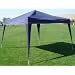 10 x 10 EZ POP UP BLUE Canopy New Gazebo NO Sidewalls