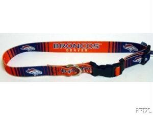 New! Medium Denver Broncos Dog Collar