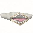 Comfy 6.5&rdquo; Twin Chair Mattress - Natural