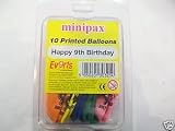 Happy 10th Birthday Assorted Balloons (10 Pack)