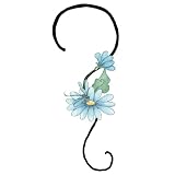 Sunset Vista Designs Kathy Hatch Garden Collection Metal Dragonfly and Flower Hook