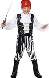 Child Pirate Deluxe Costume - Medium