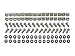 Electronics : APC - Rack screws and nuts - (pack of 32 )