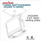 Peerless Jumbo 2000 Jms 2650 - Bracket for Tv - Steel - Black