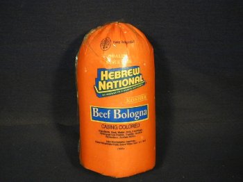 Hebrew National Kosher Bologna - 4 LB Stick by Cheese Express