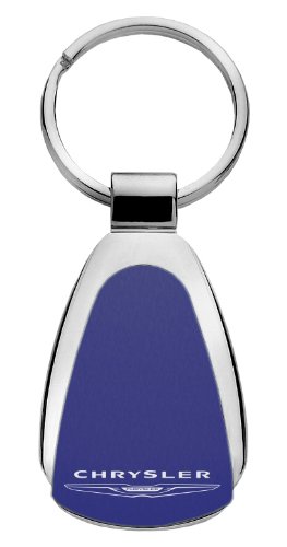 Key Chain Chrysler Blue Teardrop Keychain Fob Custom Design