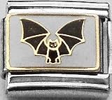 Clearly Charming Bat Animal Theme Birds Italian Charm Link Bracelet