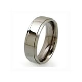 SilberDream Titan Herren Ring Unisex Fingerring f�r M�nner und Damen geeigneter Schmuck Titanring RXT101von "SilberDream"