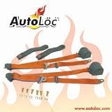 3 Point Retractable Orange Seat Belt (1 Belt) - SB3PROR By Autoloc