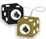 Purdue Boilermakers Fuzzy Dice - COLLEGE ATHLETICS Sports Merchandise