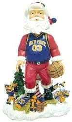 New York Knicks Santa Claus Forever Collectibles Bobble Head - Basketball Sports Merchandise