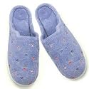Isotoner Floral Embroidered Clog Slippers