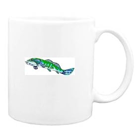 Mug with animal, aquatic, fish, catfish by Shopzeus