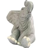 FRP　小象のたわむれ / Sitting BaBy Elephant　【動物園オブジェ　アニマルオ