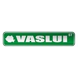  VASLUI ST  STREET SIGN CITY ROMANIA