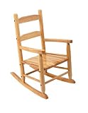 Wooden Children's 2-Slat Rocking ChairSelect Color: Natural - 18121