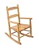 Baby : Wooden Children's 2-Slat Rocking Chair Select Color: Natural - 18121