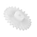 uxcell 20pcs Plastic Gears 24 Teeth Model 242A Reduction Gear Plastic Worm Gears for RC Car Robot Motor