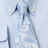 Tonal Paisley Satin Tie