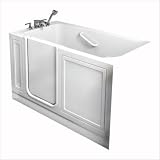 American Standard 3051.110.W Acrylic 30 x 51 Walk-In Whirlpool Bath Tub in White