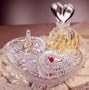 Crystal Clear 4 Piece Heart Shaped Vanity Set