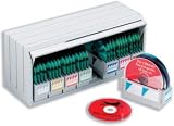 Exponent CD Library Rack Unit Modular for 96 Disks Without Cases Ref 14001