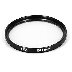 58mm UV Filter for Canon 18-55mm EOS 500D 1000D