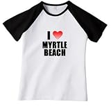 I Love Myrtle Beach Jr. Miss Cap Sleeve